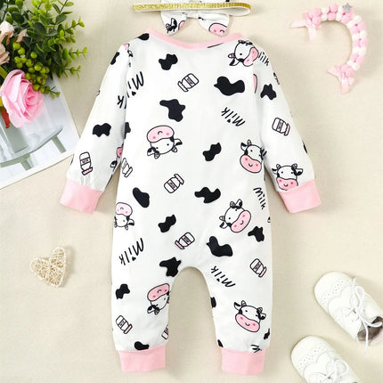 Baby Romper Baby Funny Farm Cow Girl Apparel - Baby Romper - FJBK - Mad Fly Essentials