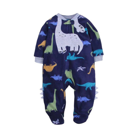 Baby Romper Boy Fall Fleece Animal Jumpsuit - Baby Romper - Afairytale - Mad Fly Essentials