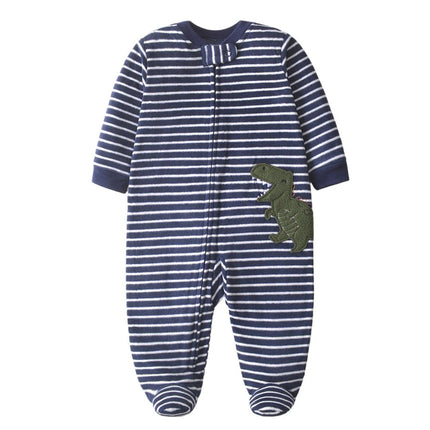 Baby Romper Boy Fall Fleece Animal Jumpsuit - Baby Romper - Afairytale - Mad Fly Essentials
