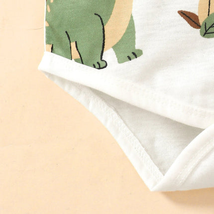 Baby Romper Boys 0-18M Dinosaur Animal Romper Set - Baby Romper - PatPat - Mad Fly Essentials