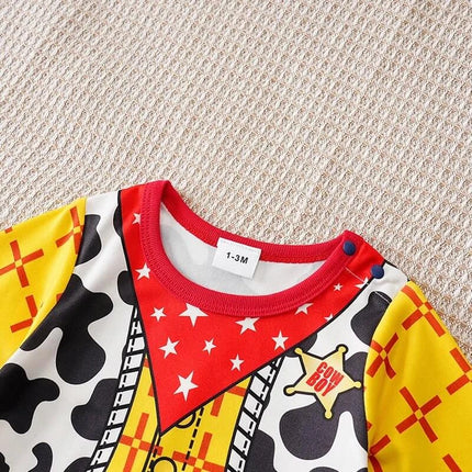 Baby Romper Cowboy Fashion Long Baby Clothes - Baby Romper - AYNIGIELL - Mad Fly Essentials