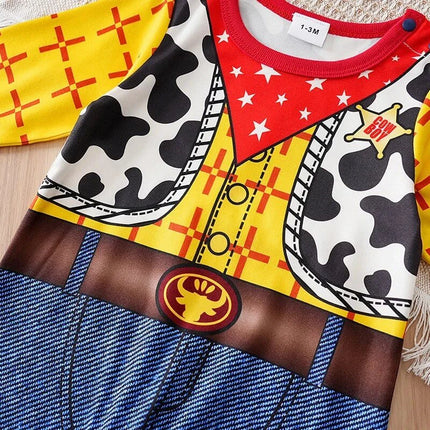 Baby Romper Cowboy Fashion Long Baby Clothes - Baby Romper - AYNIGIELL - Mad Fly Essentials