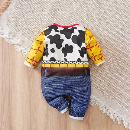 Baby Romper Cowboy Fashion Long Baby Clothes - Baby Romper - AYNIGIELL - Mad Fly Essentials
