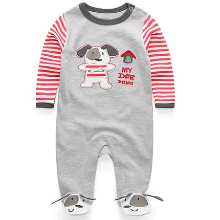 Baby Romper Girl Long Love Heart Jumpsuit - Baby Romper - PatPat - Mad Fly Essentials