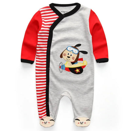Baby Romper Girl Long Love Heart Jumpsuit - Baby Romper - PatPat - Mad Fly Essentials