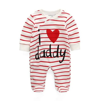Baby Romper Girl Long Love Heart Jumpsuit - Baby Romper - PatPat - Mad Fly Essentials