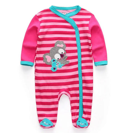 Baby Romper Girl Long Love Heart Jumpsuit - Baby Romper - PatPat - Mad Fly Essentials