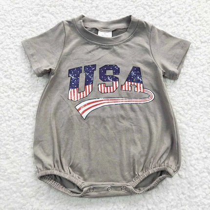 Baby Romper Newborn Girl Boy 4th of July Toddler Outfits - Baby Romper - PureMilk - Mad Fly Essentials