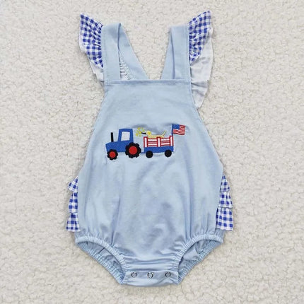 Baby Romper Newborn Girl Boy 4th of July Toddler Outfits - Baby Romper - PureMilk - Mad Fly Essentials