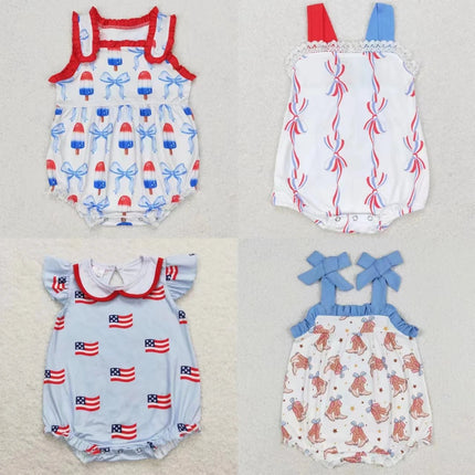Baby Romper Newborn Girl Boy 4th of July Toddler Outfits - Baby Romper - PureMilk - Mad Fly Essentials