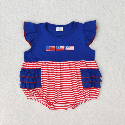 Baby Romper Newborn Girl Boy 4th of July Toddler Outfits - Baby Romper - PureMilk - Mad Fly Essentials