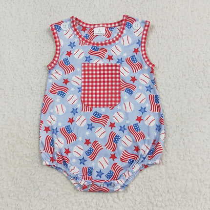 Baby Romper Newborn Girl Boy 4th of July Toddler Outfits - Baby Romper - PureMilk - Mad Fly Essentials