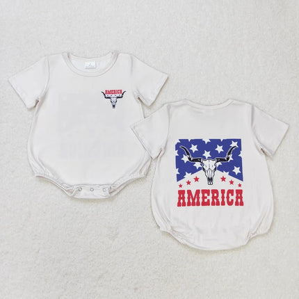 Baby Romper Newborn Girl Boy 4th of July Toddler Outfits - Baby Romper - PureMilk - Mad Fly Essentials