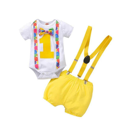 Baby Suspender Boy Birthday Set - Mad Fly Essentials