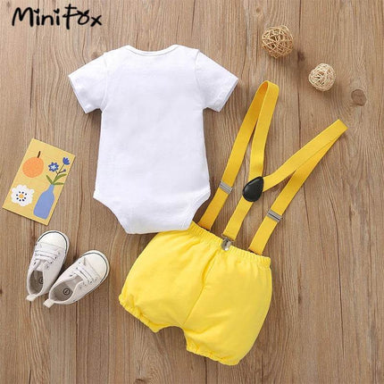 Baby Suspender Boy Birthday Set - Mad Fly Essentials
