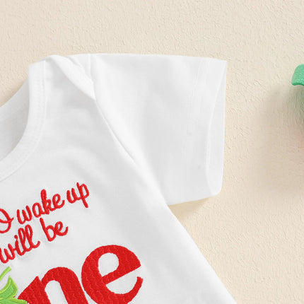 Baby Toddler Outfit Baby Girl First Birthday Strawberry Outfit - Baby Toddler Outfit - BabyBoo - Mad Fly Essentials
