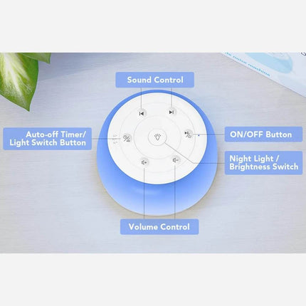 White Noise Sound Machine USB LED Night Light Baby Essentials - Baby Essentials - Baby Essentials - Mad Fly Essentials