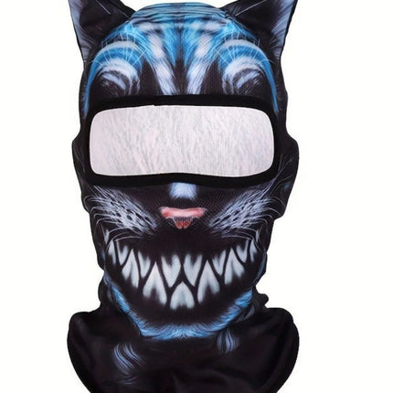 Balaclava 3D Cat Ski Animal Face Mask - Balaclava - Mege Knight - Mad Fly Essentials