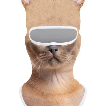 Balaclava 3D Cat Ski Animal Face Mask - Balaclava - Mege Knight - Mad Fly Essentials