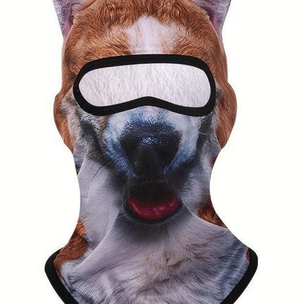 Balaclava 3D Cat Ski Animal Face Mask - Balaclava - Mege Knight - Mad Fly Essentials
