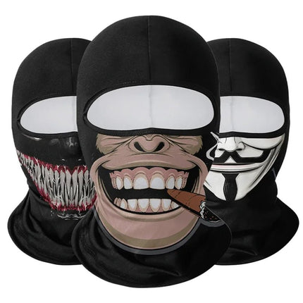 Balaclava Cycling Mask Skull Full Face Windproof Headgear - Balaclava - Mege Knight - Mad Fly Essentials