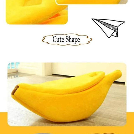 Banana Shaped Home Dog Bed Pet Essentials - Pet Essentials - PetBoss - Mad Fly Essentials