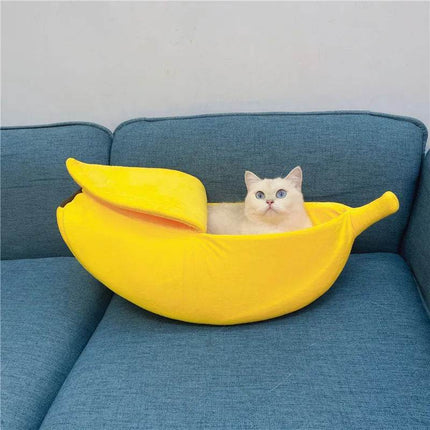 Banana Shaped Home Dog Bed Pet Essentials - Pet Essentials - PetBoss - Mad Fly Essentials