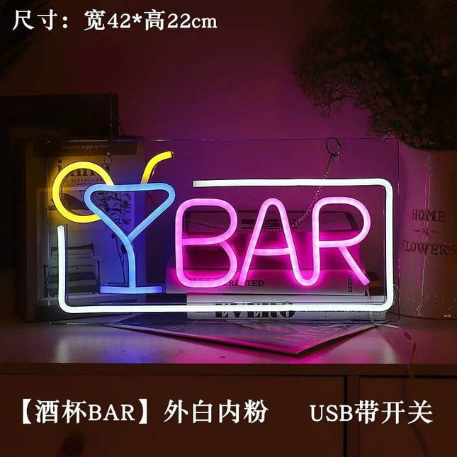 Bar Neon Sign Party LED Night Light - LED Night Light - LEDIT - Mad Fly Essentials