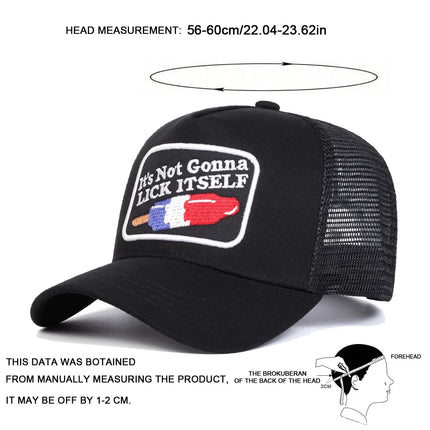Baseball Hat Lick Itself Adjustable Snapback Cap - Baseball Hat - Doorsaccery - Mad Fly Essentials