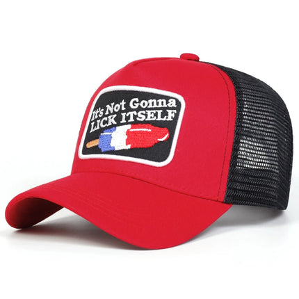 Baseball Hat Lick Itself Adjustable Snapback Cap - Baseball Hat - Doorsaccery - Mad Fly Essentials