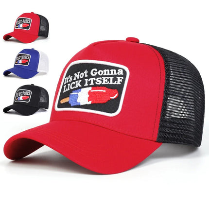 Baseball Hat Lick Itself Adjustable Snapback Cap - Baseball Hat - Doorsaccery - Mad Fly Essentials