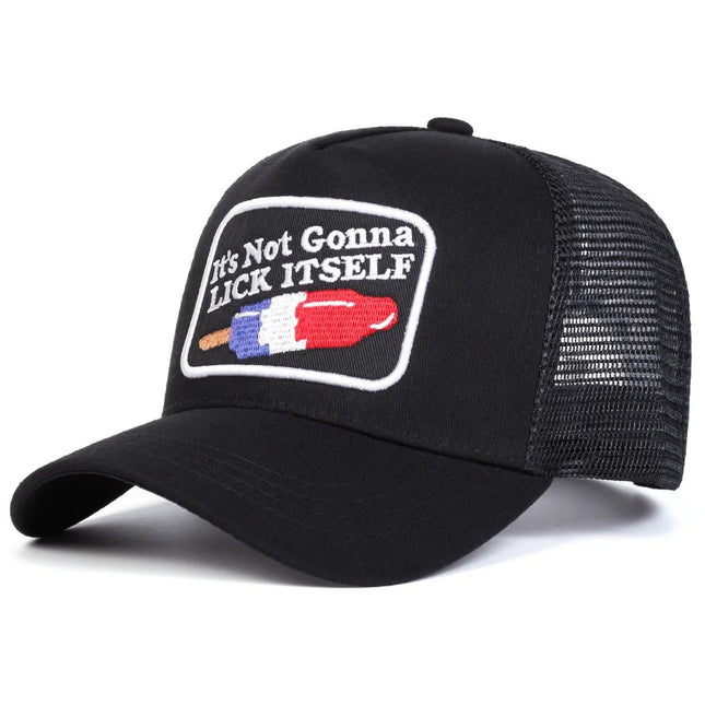 Baseball Hat Lick Itself Adjustable Snapback Cap - Baseball Hat - Doorsaccery - Mad Fly Essentials