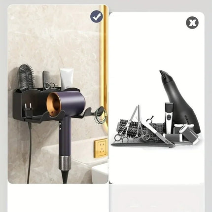 Bathroom Decor Hair Dryer Holder Cradle Organizer - Bathroom Decor - Ostar - Mad Fly Essentials