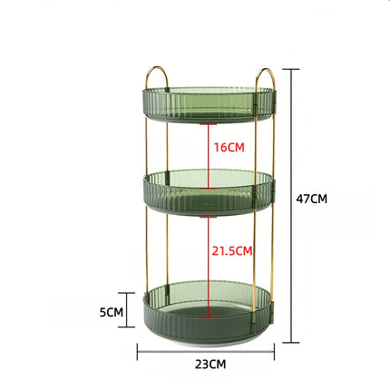 Bathroom Decor Rotary Shower Storage Tray Set - Bathroom Decor - Rayan - Mad Fly Essentials