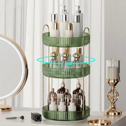 Bathroom Decor Rotary Shower Storage Tray Set - Bathroom Decor - Rayan - Mad Fly Essentials