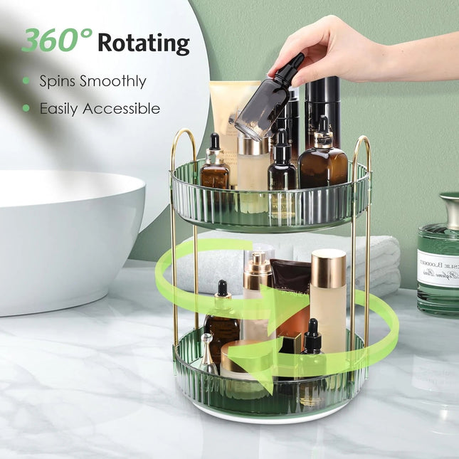 Bathroom Decor Rotary Shower Storage Tray Set - Bathroom Decor - Rayan - Mad Fly Essentials