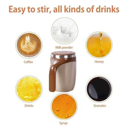 Rechargeable Auto Stirring Coffee Mug – Mad Fly Essentials
