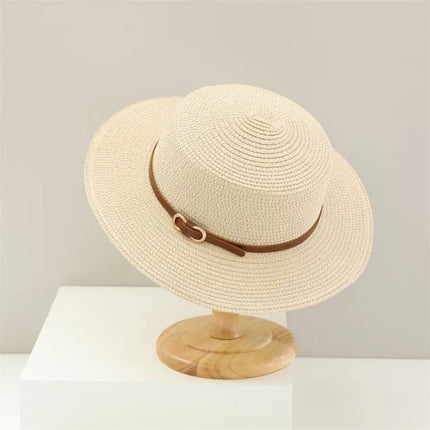 Beach Bags Summer 2pc Straw Hat Set Beach Vacation Tote Bag - Beach Bags - NEAT CULTURE - Mad Fly Essentials