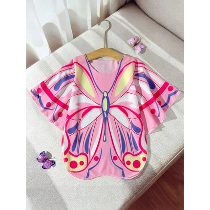 Beach Dress Girl Swim Cover - up Butterfly Wings - Beach Dress - Forefair - Mad Fly Essentials