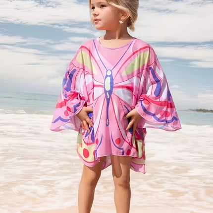 Beach Dress Girl Swim Cover - up Butterfly Wings - Beach Dress - Forefair - Mad Fly Essentials
