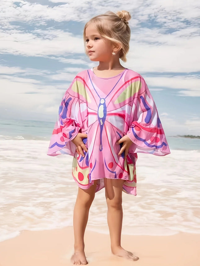Beach Dress Girl Swim Cover - up Butterfly Wings - Beach Dress - Forefair - Mad Fly Essentials