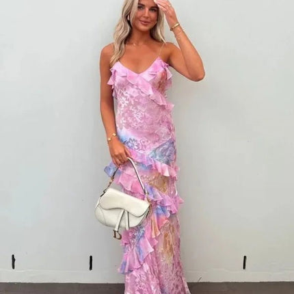 Beach Dress Women Sleeveless Floral Bohemian Dress - Beach Dress - Unizera - Mad Fly Essentials