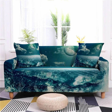 Beach Home 3D Sofa L - Shaped Slipcover - Slipcover - Coolazy - Mad Fly Essentials