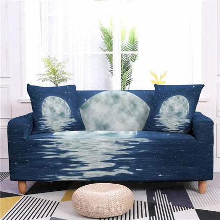 Beach Home 3D Sofa L - Shaped Slipcover - Slipcover - Coolazy - Mad Fly Essentials
