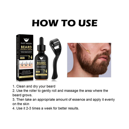 Beard Care 60mL Growth Serum Moisturize Norish Roots Kit Beard Care Blue Zoo Mad Fly Essentials
