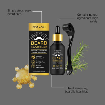Beard Care 60mL Growth Serum Moisturize Nourish Roots Kit - Beard Care - Blue Zoo - Mad Fly Essentials