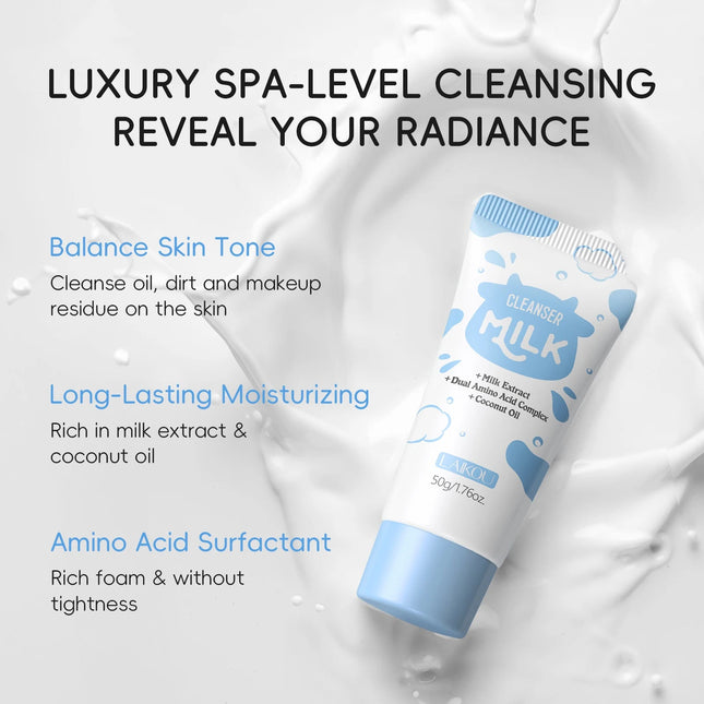 Beauty Essentials Milk Skin care Set Serum Cream Travel Kit - Beauty Essentials - Mad Fly Essentials - Mad Fly Essentials