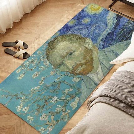 Bedroom Rug Van Gogh Art Bath Hallway Entrance Doormat - Doormat - Starlight - Mad Fly Essentials