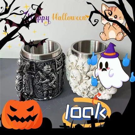 Beer Mug Stainless Medieval Dragon Zombie Coffee Mug - Beer Mug - Freeson - Mad Fly Essentials