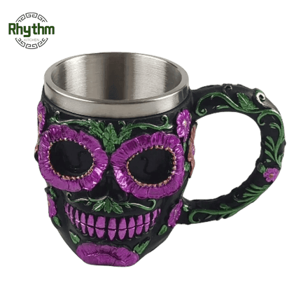 Beer Mug Stainless Steel 3D Goblet Skull Viking Mug - Beer Mug - Freeson - Mad Fly Essentials